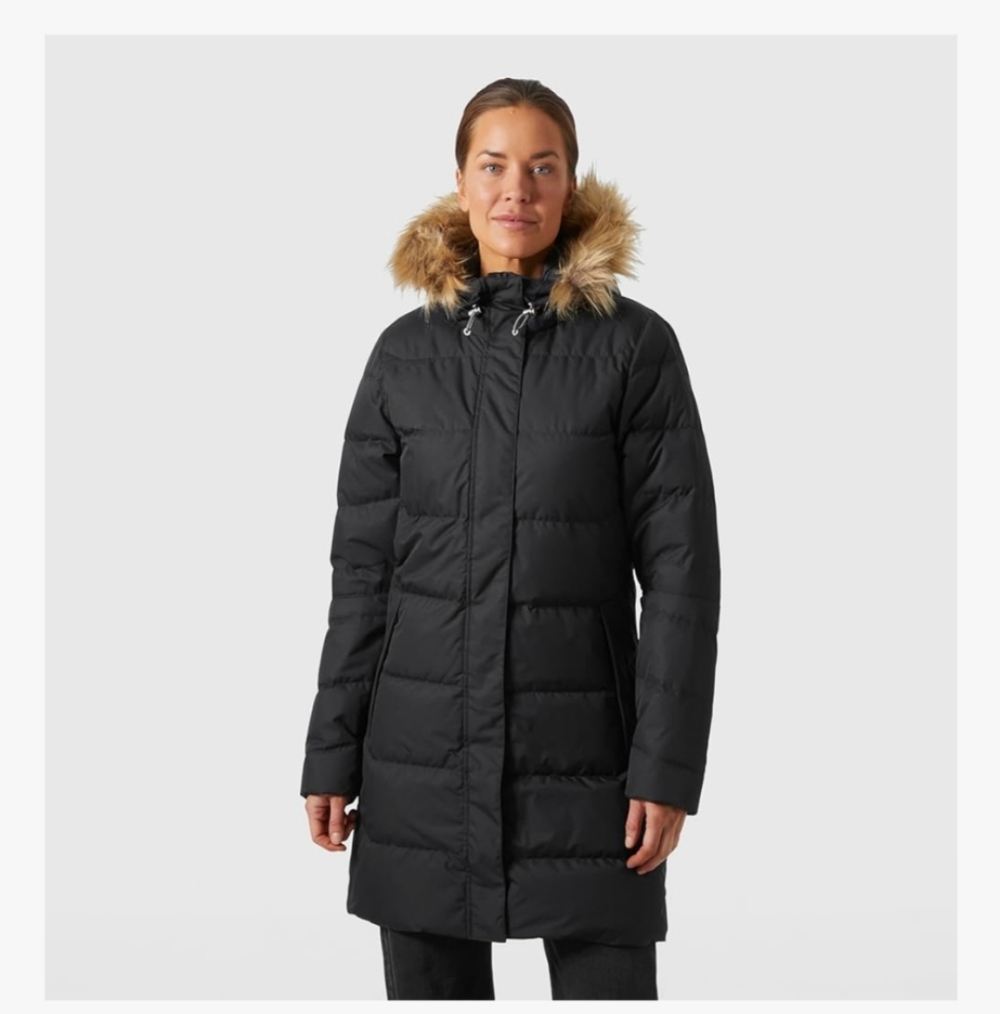 Helly Hansen Black Hooded Puffer Jacket